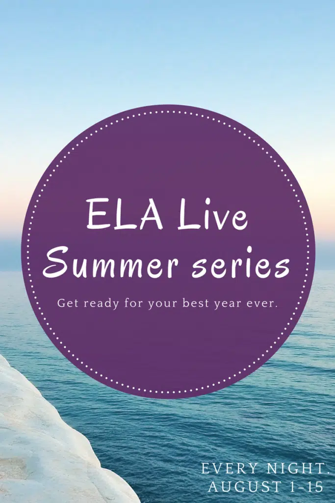 ELA live 15 days of PD on FB