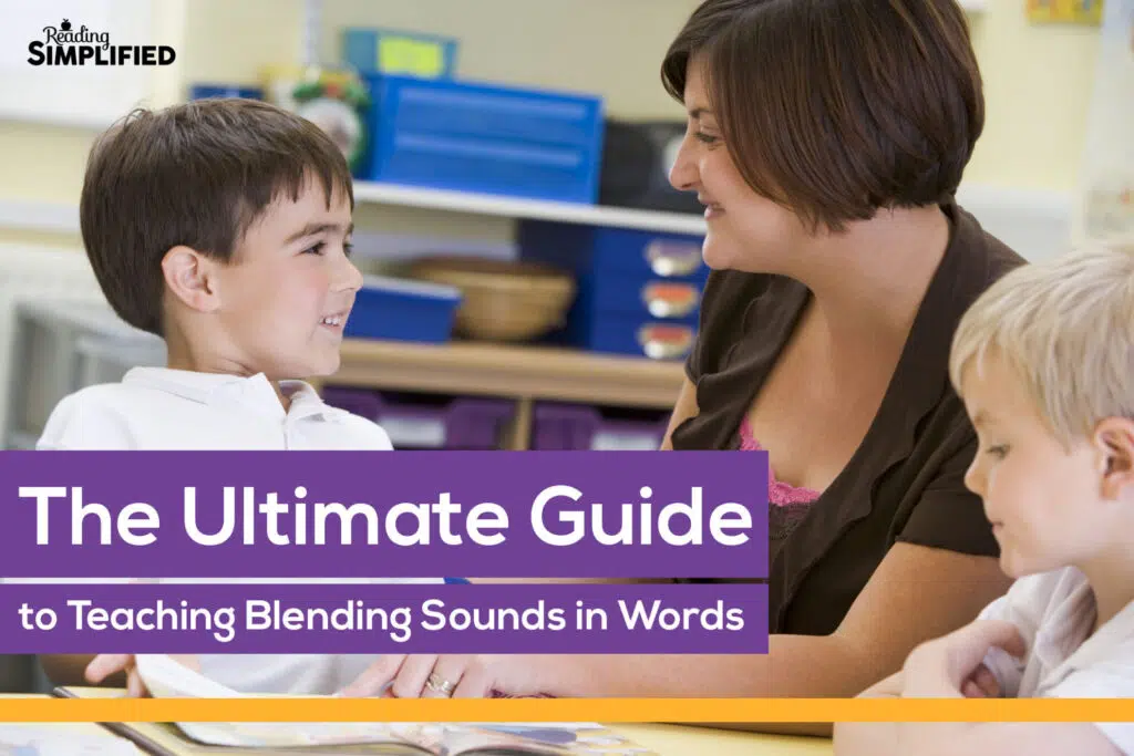 teaching blending sounds to read words