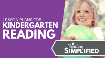 Lesson Plans for Kindergarten Reading