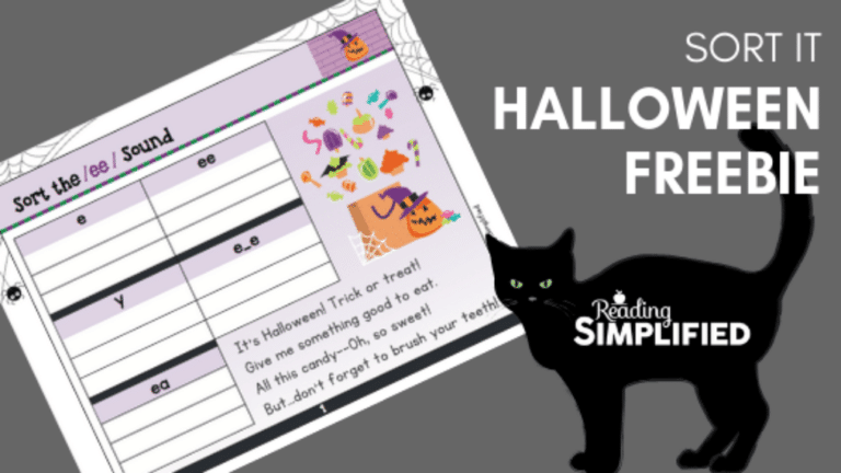 Halloween Sort It Freebie