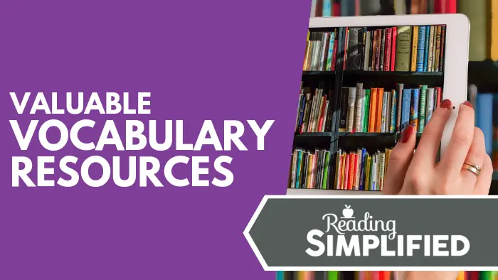 Valuable Vocabulary Resources