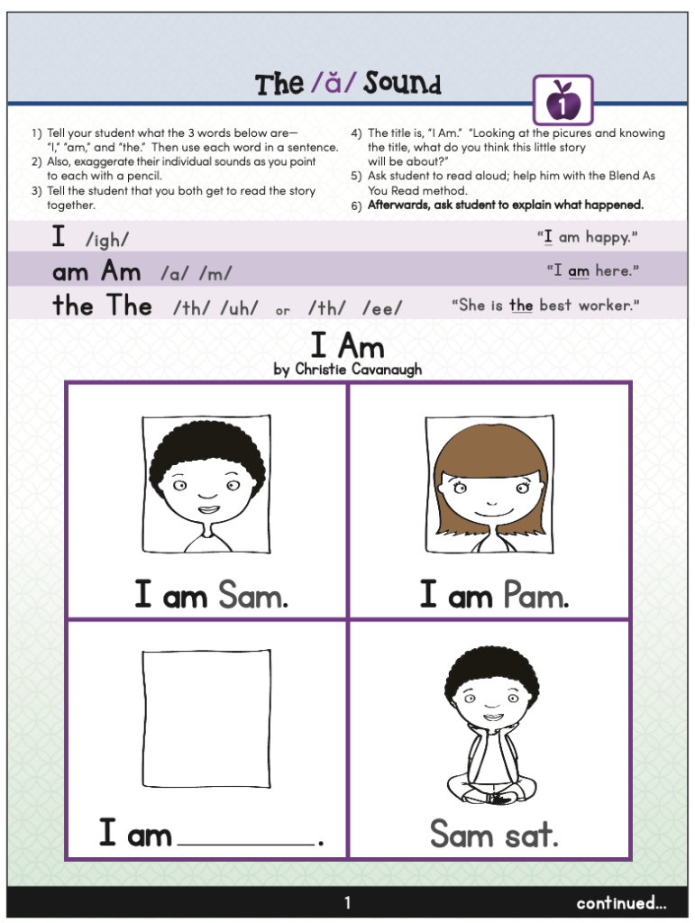I am decodable short a story image