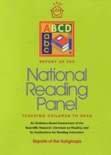 Book cover of The National Reading Panel Report