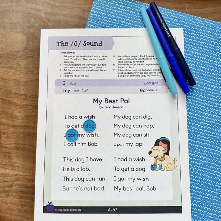 5 My Best Pal Text Search For The Short O