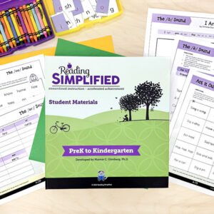 Binder - Reading Simplified Student Materials PreK to Kindergarten (public)