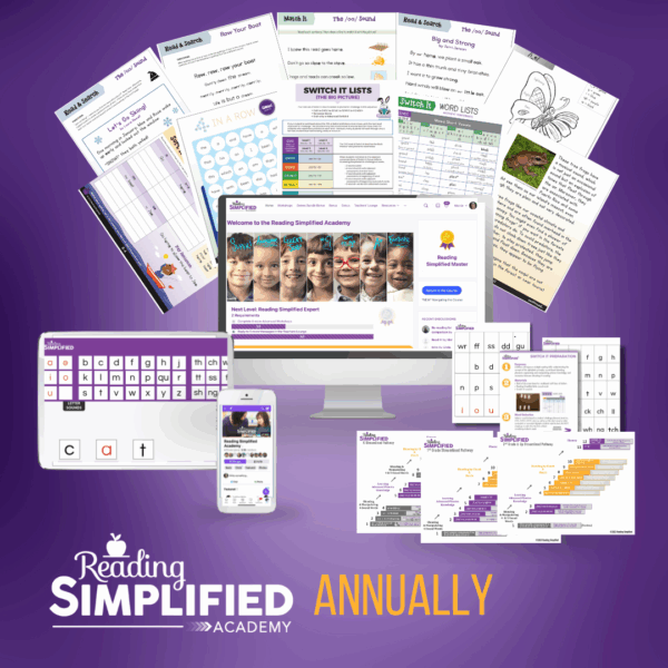 Reading Simplified Academy, Annual Subscription