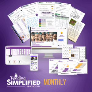 Reading Simplified Academy, Monthly Subscription