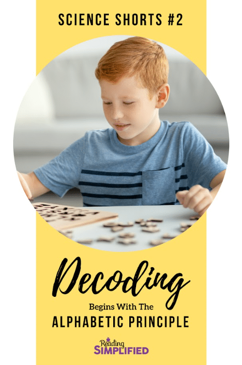 Graphic: “Decoding Begins With the Alphabetic Principle”