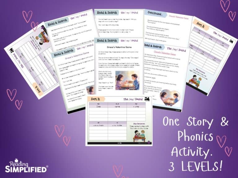 Valentine's Day gift sample pages overview